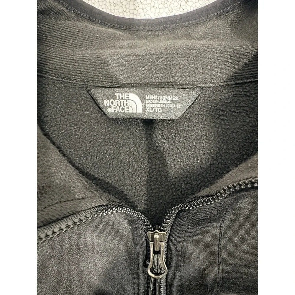 The North Face Pullover Mens XL Black Quarter Zip Fleece Hiking Shirt‎ Top